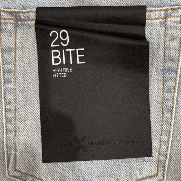 ALEXANDER WANG  High Waisted Denim Shorts Sz 29 - Picture 3 of 5